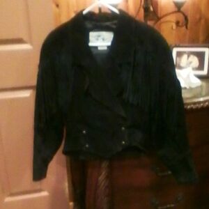 Black Fringe Jacket